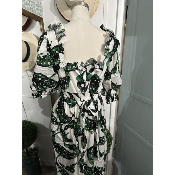 Borgo De Nor Women’s Midi Floral Cotton Maxi Dress Size UK 14 (10 US) - Picture 12 of 13